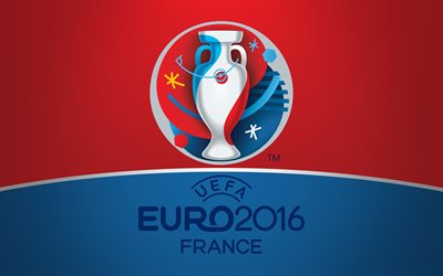 Euro 2016, la Francia, la UEFA, Campionato Europeo 2016, creativo, linee, logo