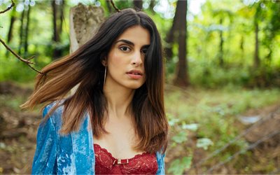 aisha ahmed, 4k, bokeh, indische schauspielerin, bollywood, schönheit, bilder mit aisha ahmed, beliebte schauspielerin, indische berühmtheit, aisha ahmed fotoshooting