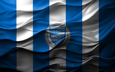 4k, godoy cruz antonio tomba logo, fondo 3d blanco blanco, división argentina primaria, godoy cruz antonio tomba emblema, equipo de fútbol argentino, godoy cruz antonio tomba flag, textura 3d, argentina, godoy cruz antonio tomba